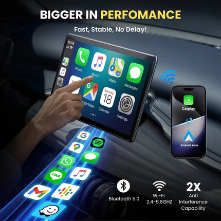 Mini 2 in 1 Wireless Carplay & Android Auto Adapter