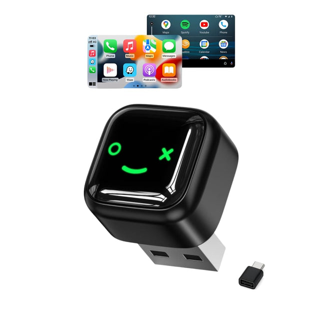 Mini 2 in 1 Wireless Carplay & Android Auto Adapter