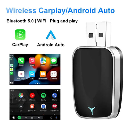 2026 CarPlay Android Auto Wireless Adapter, Fast Pairing, Quick Connection