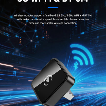 2-in-1 Wireless CarPlay & Android Auto Dongle, 2026 Smart AI Chip, Plug & Play
