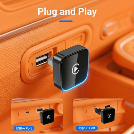 2-in-1 Wireless CarPlay & Android Auto Dongle, 2026 Smart AI Chip, Plug & Play