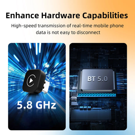 Wired to Wireless CarPlay & Android Auto Dongle, Adapter Stable Sync, 2026 model