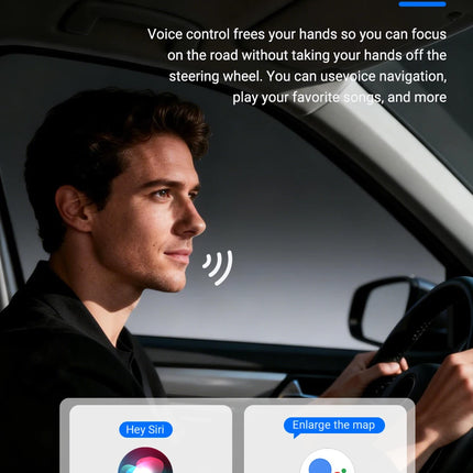 Wireless CarPlay & Android Auto Adapter High-Speed 5.8GHz WiFi, Plug & Play